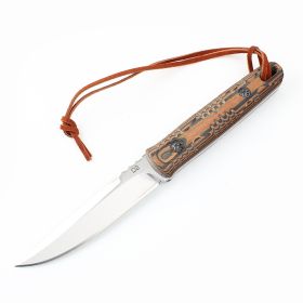 Outdoor Multi-functional Survival Folding Knife (Option: Picture Color)