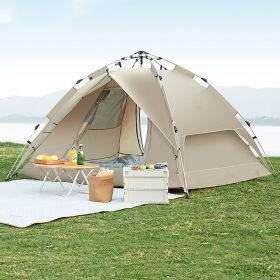 Outdoor Fully Automatic Pop Open Camping Sunscreen Rain Easy Storage Folding Tent (Option: Move the double tent-230x200x145cm)