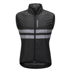 Sleeveless Vest Of Mountain Bike Riding Suit (Option: BL205B black vest-M)