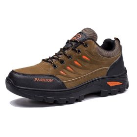 Outdoor Trekking Shoes Men Hiking Shoes Waterproof Non Slip Climbing Camping Trekking Men Sneakers (Color: see chart, size: 40)